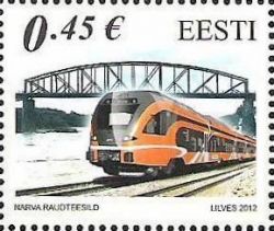 Estonia 2012 Railway bridges Train Joint issue of Latvia Lithuania and Estonia Stamp mint MNH