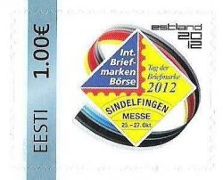 Estonia."Minu Mark". International Philatelic Exhibition "Days of stamps in Sindelfingen. 2012.". Stamp (1)