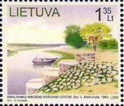 Lithuania Litauen Lituanie 2011 200 years of water gauge station Smalinkay stamp mint