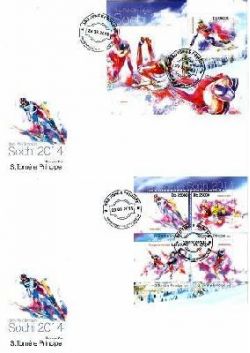São Tomé ja Príncipe. pre-Olympic year. Sochi 2014. Winter sports2bl (4 + 1st) 2 FDC