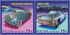 Russia Russie Russland 2013 Car History Joint issue with Monaco set of 2 stamps MNH