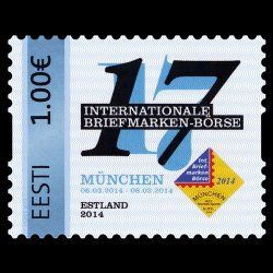 Estonia. "My stamp", International Philatelic Exhibition "Internationale Briefmarkenborse - München 2014". Stamp