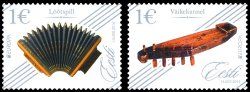 Estonia Estland Estonie 2014 Europa CEPT National music instruments set of 2 stamps MNH