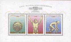 Estonia 1996 Centenary of Modern Olympic Games Summer Olympic Games Atlanta USA block MNH