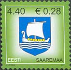 Estonia 2007 Definitives Coat of arms Saaremaa (Saaremaa County) Stamp mint