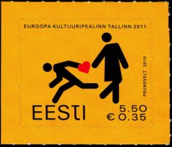Estonia 2010 Tallinn - European Capital of Culture 2011 "Lost in Tallinn" Stamp mint