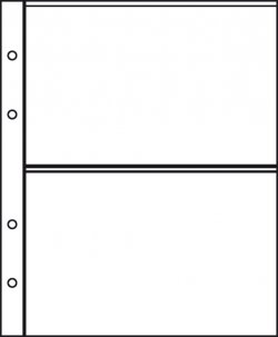 Crystal clear refill pages for Postcard-Album LOTOS (LINDNER, Germany). Pack of 50
