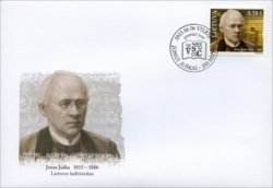 Lithuania. 200th anniversary of Jonas Yushki's birth. FDC