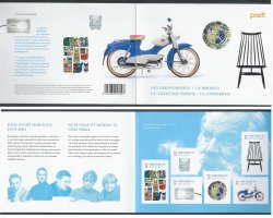 Finland 2015 Finnish designers and their products Posti set of 6 stamps in booklet MNH