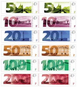 Russia 2015 First definitive issue of Peterspost Views of St. Petersburg Set of 6 getter pairs mint