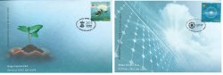 Kyrgyzstan. 2015 - International Year of Light and International Year of Soils. Set of 2 FDCs