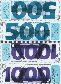 Peterspost. First definitive issue. Views of St. Petersburg. Spit of Vasilyevsky Island, Palace Bridge. Set of tête-bêches