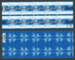 Estonia Estland 2015 Merry Christmas and Happy New Year! Set of 2 sheetlets of 10 stamps each MNH