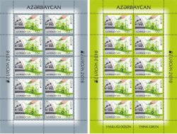 Azerbaijan. EUROPA 2016. Ecology in Europe - Think Green. Set of 2 sheetlets of 10 stamps in each