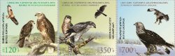 Mountain Karabakh Artsakh Armenia 2015 Flora and fauna of Artsakh Birds of prey Set of 3 stamps MNH