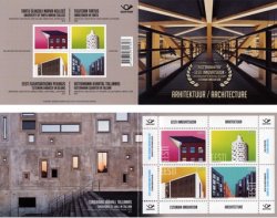 Estonia 2016 100th anniversary of the republic of Estonia Innovations Estonian architecture special block in booklet MNH