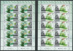 Moldova. EUROPA 2016. Ecology in Europe - Think Green. Set of 2 sheetlets of 10 stamps in each