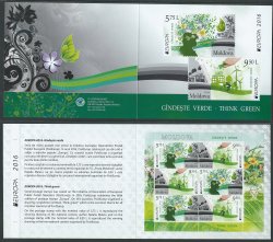 Moldova Moldavia 2016 EUROPA CEPT Think Green limited edition block in booklet MNH