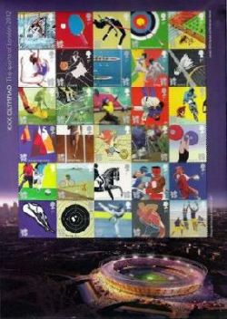 The United Kingdom. Summer Olympic and Paralympic Games in London. Special Bl 30 stamps