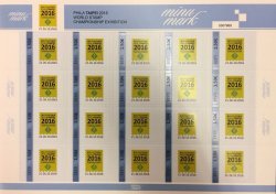 Estonia. "My stamp". International Philatelic Exhibition TAIPEI 2016. Sheet of 20 stamps