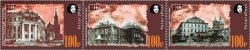 Russia 2017 100 ann. of Great Russian revolution, 1917-2017. "Bloody October", Moscow, set of 3 stamps from block