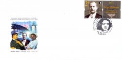 Finland 2019 Grigory Eliseev - Russian entrepreneur, state councilor. FDC with stamp with label