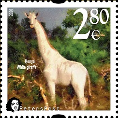 Finland. Peterspost. Fauna. Wild life. "Memorable facts", White giraffe (Kenia), "Absolute loneliness", stamp