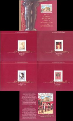 Russia 2002 The Hermitage St.Petersburg Art set of 5 special limited edition block's in booklet MNH