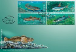 Kyrgyzstan 2021 Kyrgyz Republic Red Data Book Fishes FDC