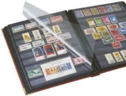 Lindner Stockbook best quality and larger size Royal 1152, 60 black pages