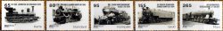 Germany Deutschland 2022 Esslingen Eisenbahnen railways BW post set of 5 stamps mint