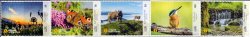 Germany Deutschland 2021 Nature of Swabia Ab in die Natur Schwaben Allgäumail set of 5 stamps mint