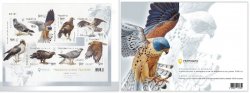 Ukraine 2020 Birds of Prey limited edition imperforated RARE block in special holder MNH