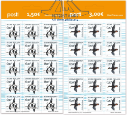 Finland 2017 Definitives migration Arctic birds Set of 2 sheetlets MNH