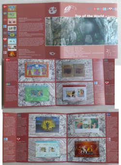 Northern Mythology 2006 Joint Scandinavian issue full set of 8 blocks is special folder MNH