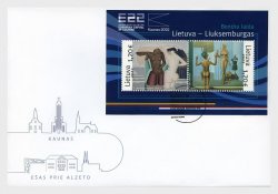 Lithuania Litauen 2022 Kaunas and Esch sur Alzette – Culture Capitals of Europa FDC