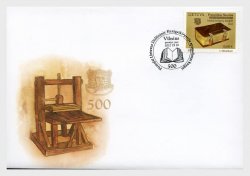 Lithuania Litauen 2022 500th of the First Book Printed in the Grand Duchy of Lithuania FDC