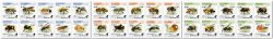Estonia Lithuania Finland 2022 Honey insects BeePost Full complete of 3 sets of 10 stamps MNH