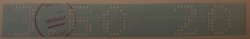 Estonia Estland 1991 Tartu local definitives bright blue paper value 3.60 final place on a roll 20 Michel # 1b mint FV
