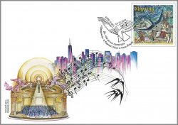 Ukraine 2022 Christmas National song Schedrik FDC