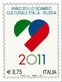 Italy 2011 Year for the culture of Russia-Italy joint issue with Russia Stamp MNH