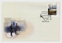 Lithuania 2023 100 Ann of the Annexation of Klaipėda Region to Lithuania LT pastas FDC
