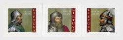 Lithuania Litauen 2023 Dukes of the Grand Duchy of Lithuania definitives set of 3 stamps mint