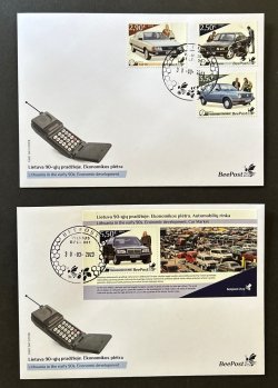 Lithuania 2023 History of economic development In eartly 90s Car market BeePost FDC